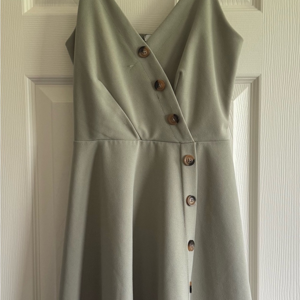 Purple Snow Green Sleeveless Wrap Romper